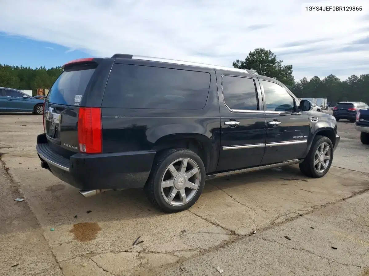 2011 Cadillac Escalade Esv Premium VIN 1GYS4JEF0BR129865 фото 3