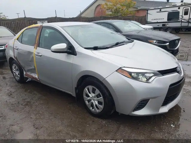 2T1BURHE0GC487069 — 2016 Toyota Corolla L/LE/LE Pls/Prm/S/S Pls, Правый бок (Right Side), фото до ремонта