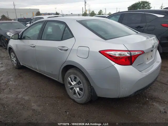 2016 Toyota Corolla L/le/le Pls/prm/s/s Pls VIN 2T1BURHE0GC487069 фото 3