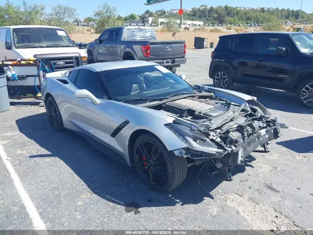 1G1YB2D73G5112412 — 2016 Chevrolet Corvette Stingray, Передняя часть, фото до ремонта