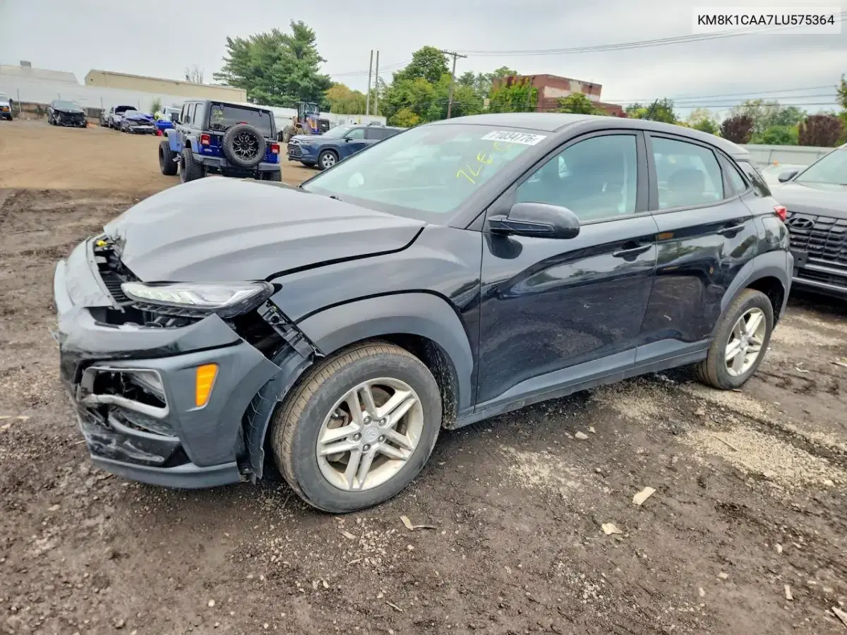 KM8K1CAA7LU575364 — 2020 Hyundai Kona, передняя часть, фото до ремонта