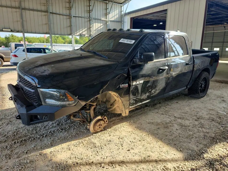 1C6RR7MT7ES202346 — 2014 RAM 1500, Передняя часть, фото до ремонта
