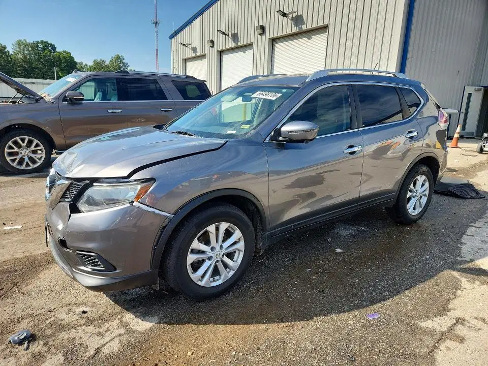 KNMAT2MT7GP601046 — 2016 Nissan Rogue, Передняя часть, фото до ремонта