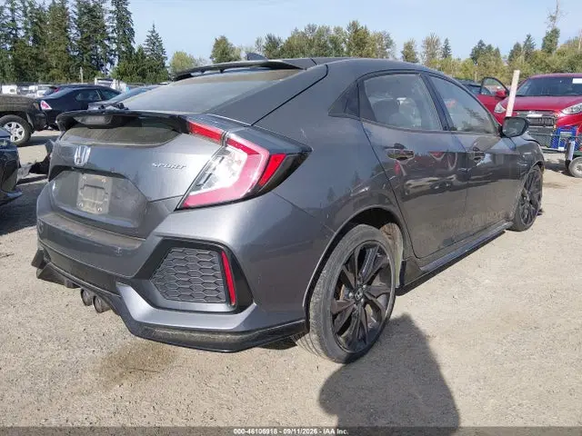 2019 Honda Civic Sport VIN SHHFK7H46KU404427 фото 4