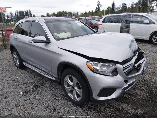 WDC0G4KB8JV014793 — 2018 Mercedes-Benz GLC 300 4MATIC, Передняя часть, фото до ремонта
