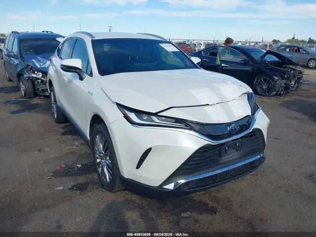 JTEAAAAH4MJ060788 — 2021 Toyota Venza XLE, Передняя часть, фото до ремонта