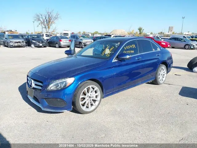 2018 Mercedes Benz C300 4matic VIN 55SWF4KB5JU239446 фото 2
