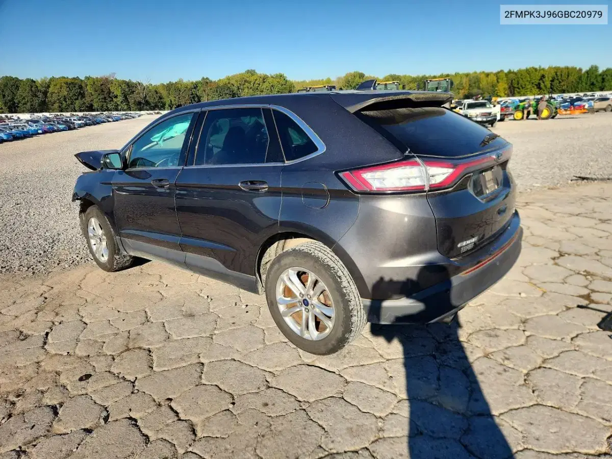 2016 Ford Edge Sel VIN 2FMPK3J96GBC20979 фото 2