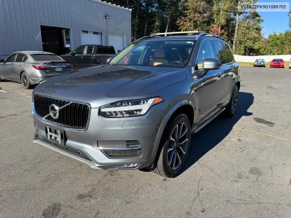 YV4A22PK9G1089702 — 2016 Volvo XC90, мелкие вмятины и царапины, фото до ремонта