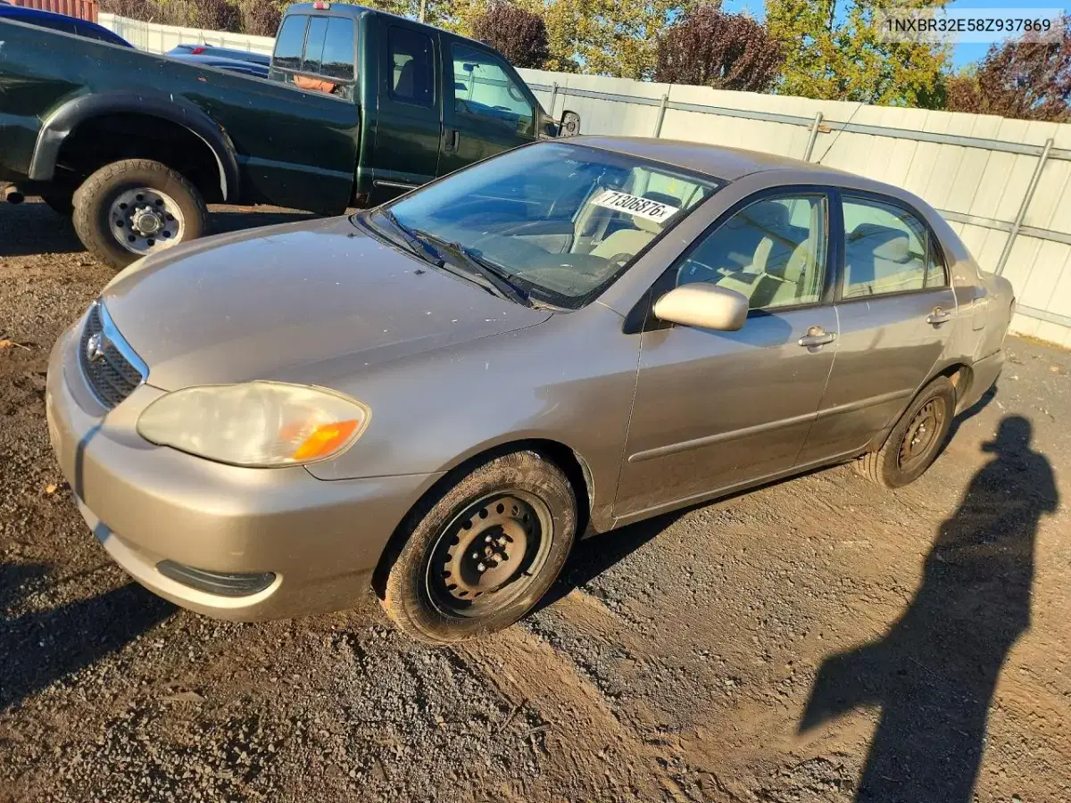 1NXBR32E58Z937869 — 2008 Toyota Corolla, механические повреждения, фото до ремонта