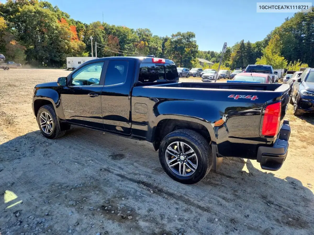 2019 Chevrolet Colorado Lt VIN 1GCHTCEA7K1118721 фото 2