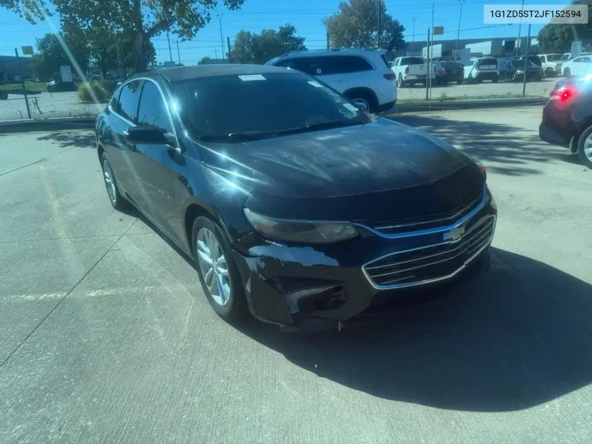 1G1ZD5ST2JF152594 — 2018 Chevrolet Malibu, Сторона, фото до ремонта