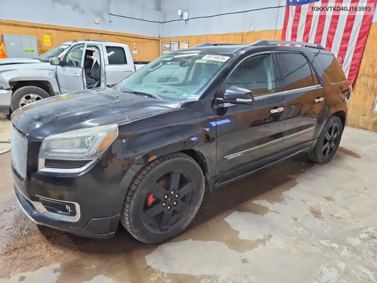 1GKKVTKD4GJ163593 — 2016 GMC Acadia, мелкие вмятины и царапины, фото до ремонта