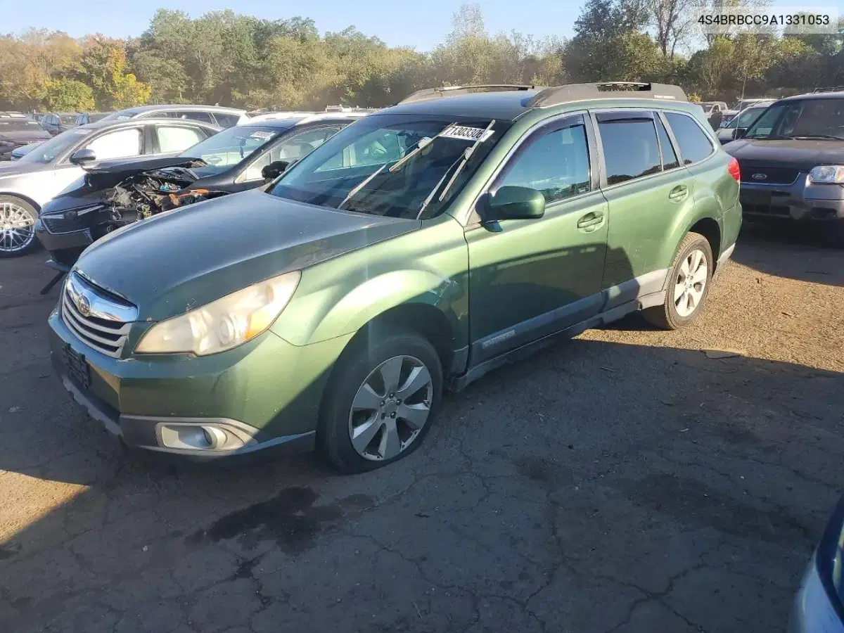 4S4BRBCC9A1331053 — 2010 Subaru Outback, механические повреждения, фото до ремонта