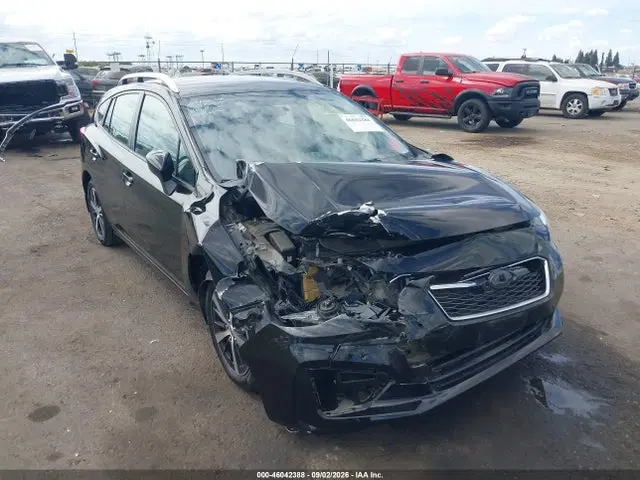 4S3GTAC60K3756070 — 2019 Subaru Impreza 2.0I Premium, Передняя часть, фото до ремонта