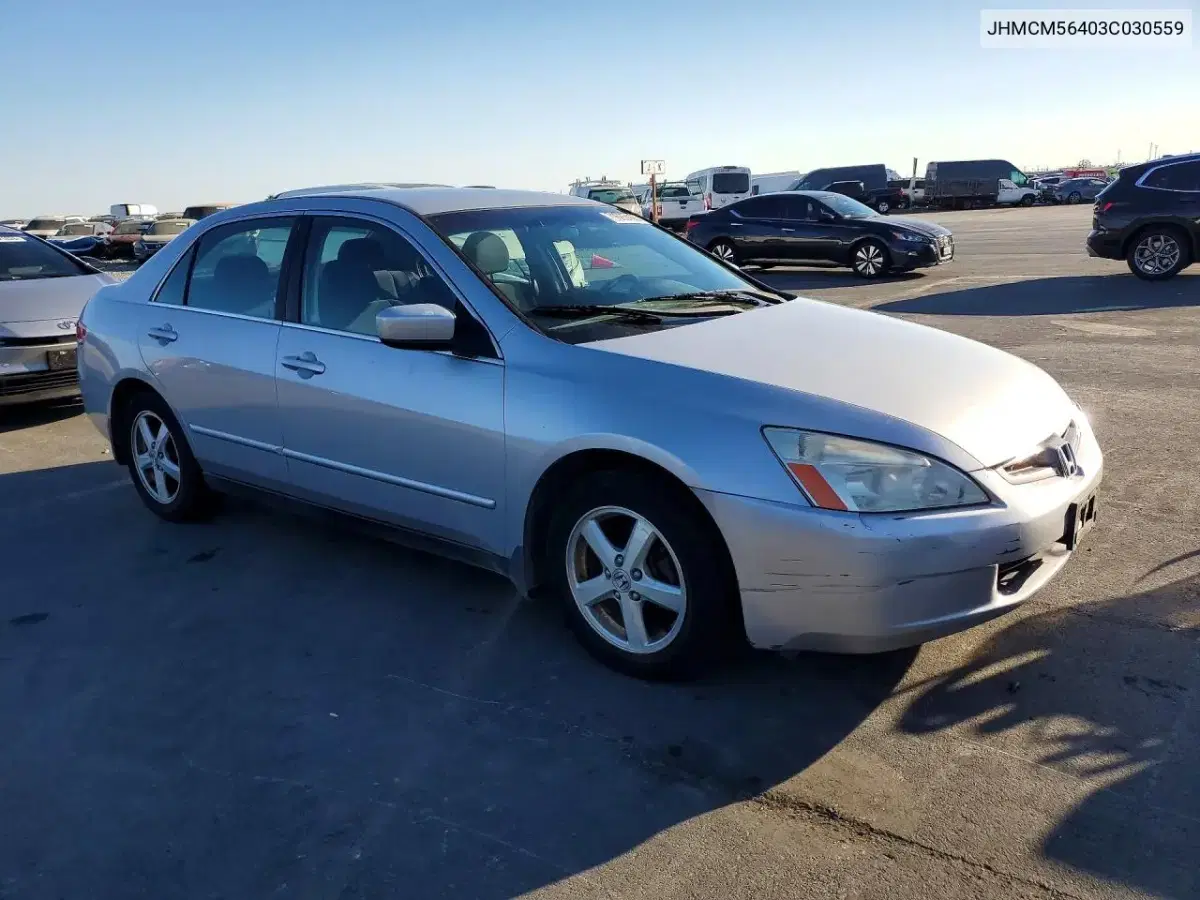 2003 Honda Accord Lx VIN JHMCM56403C030559 фото 4