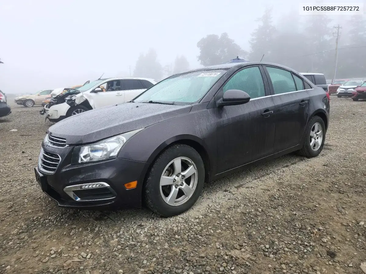 1G1PC5SB8F7257272 — 2015 Chevrolet Cruze, передняя часть, фото до ремонта