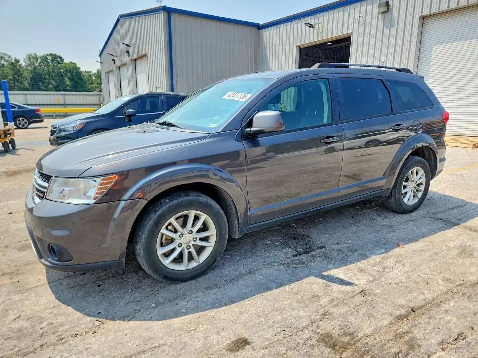3C4PDDBG4HT671660 — 2017 Dodge Journey, задняя часть, фото до ремонта