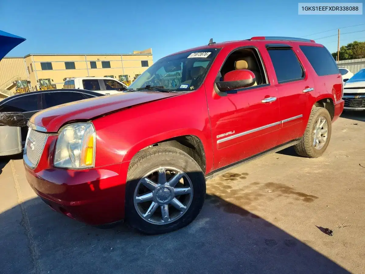 1GKS1EEFXDR338088 — 2013 GMC Yukon, механические повреждения, фото до ремонта