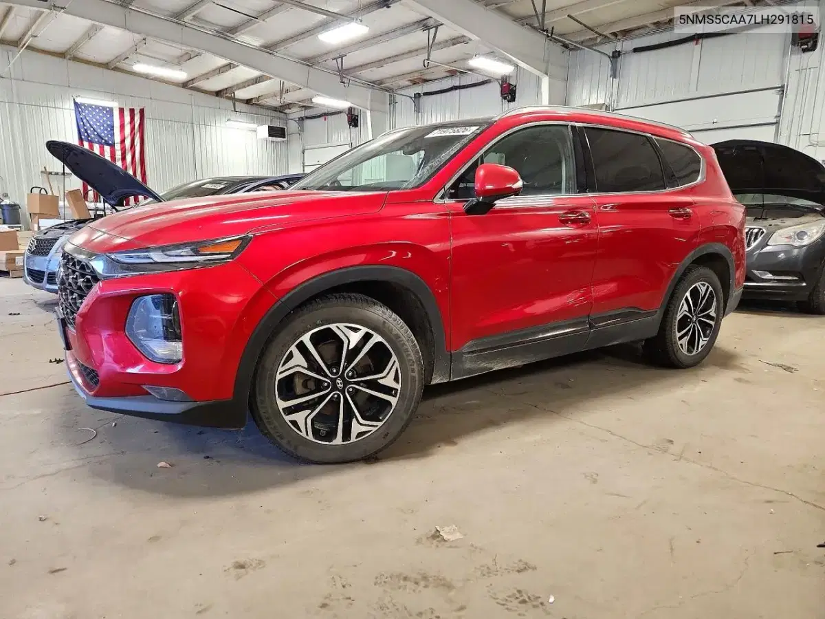 5NMS5CAA7LH291815 — 2020 Hyundai Santa FE, мелкие вмятины и царапины, фото до ремонта