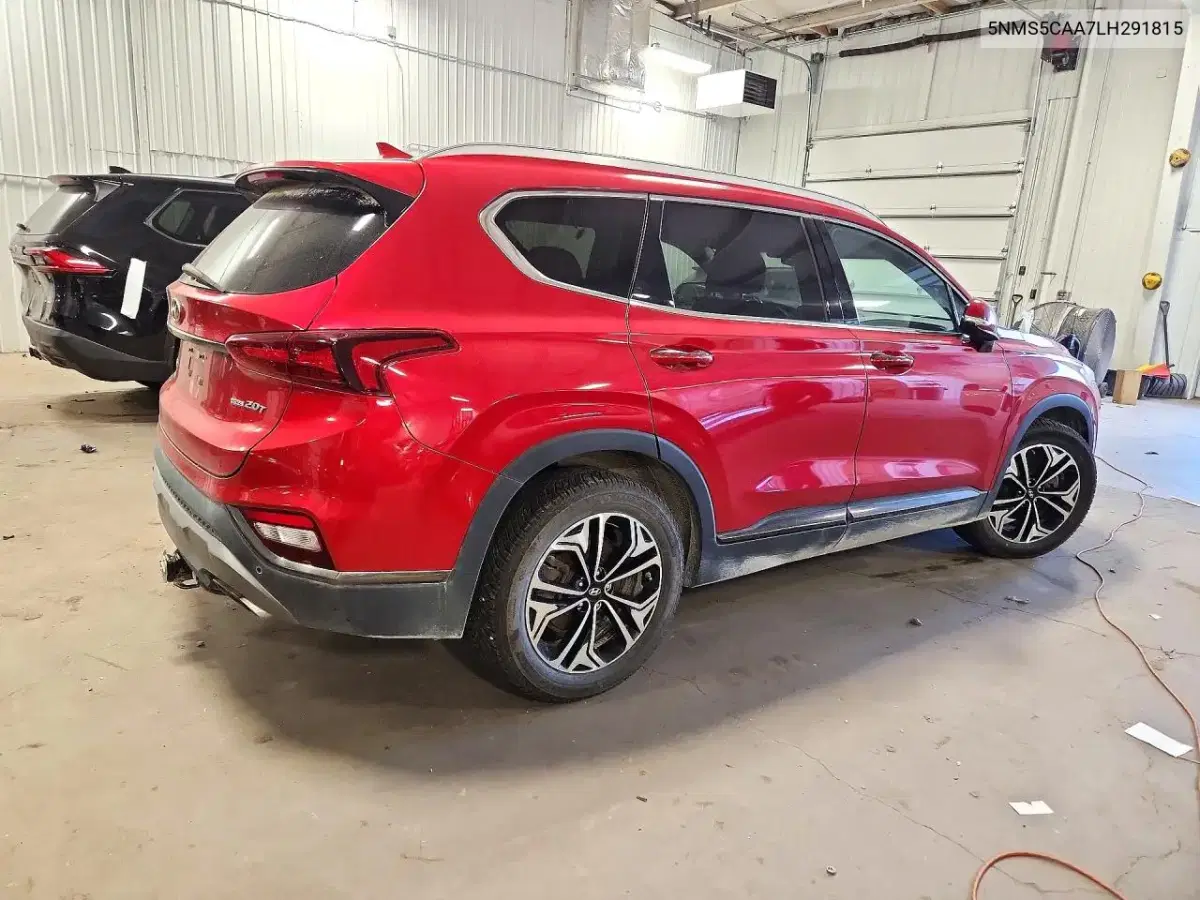 2020 Hyundai Santa Fe Limited 2.0T VIN 5NMS5CAA7LH291815 фото 3
