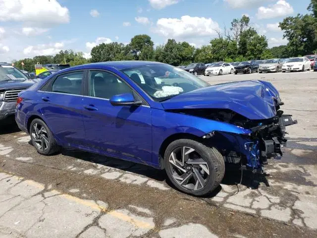 2024 HYUNDAI ELANTRA VIN KMHLS4DG5RU717307 фото 4