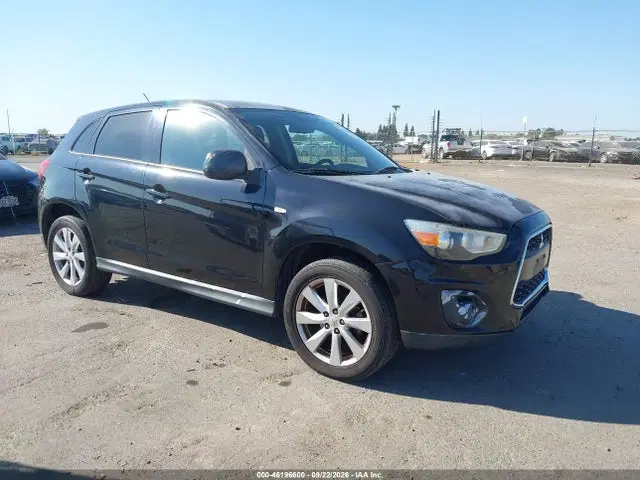 4A4AP3AU7EE015486 — 2014 Mitsubishi Outlander Sport ES, Естественный износ, фото до ремонта