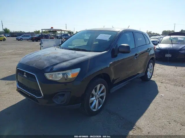 2014 Mitsubishi Outlander Sport Es VIN 4A4AP3AU7EE015486 фото 2