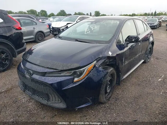 2022 Toyota COROLLA LE VIN 5YFBPMBE6NP351870 фото 2