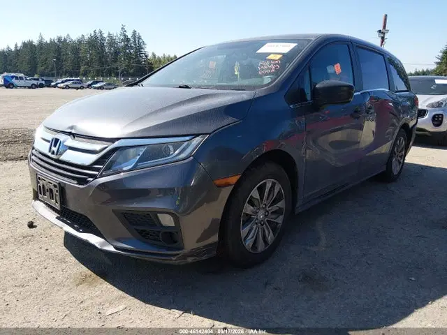 2019 Honda ODYSSEY LX VIN 5FNRL6H2XKB069631 фото 2