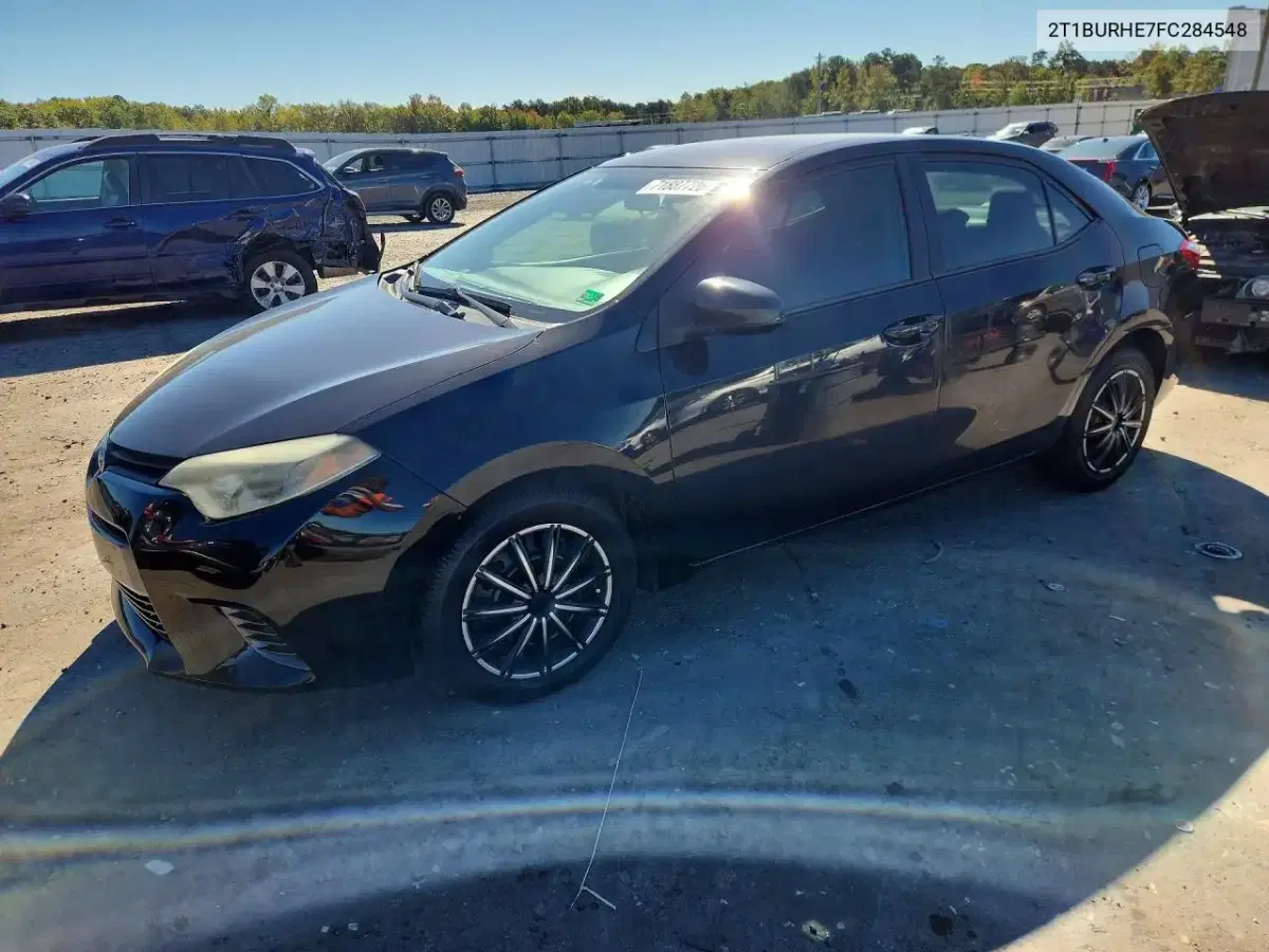 2T1BURHE7FC284548 — 2015 Toyota Corolla, мелкие вмятины и царапины, фото до ремонта