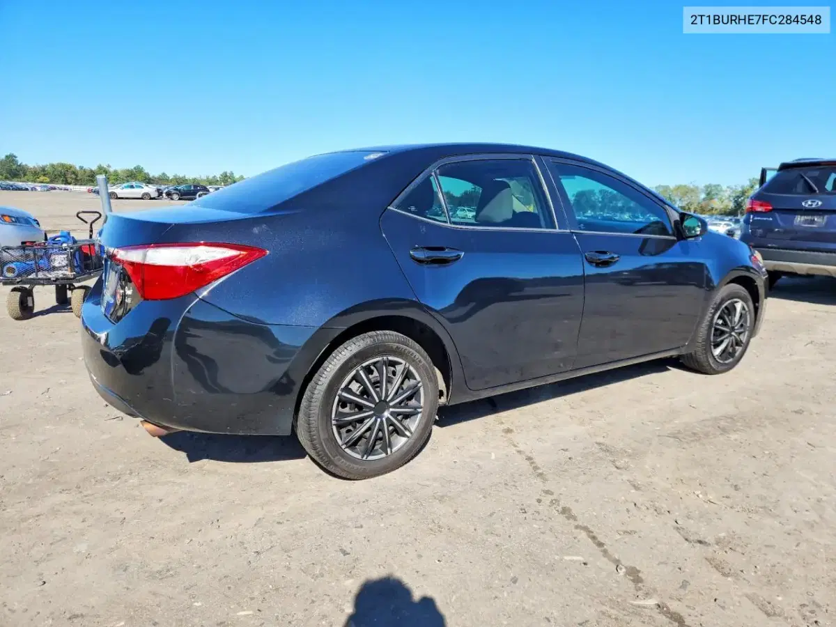 2015 Toyota Corolla Le VIN 2T1BURHE7FC284548 фото 3