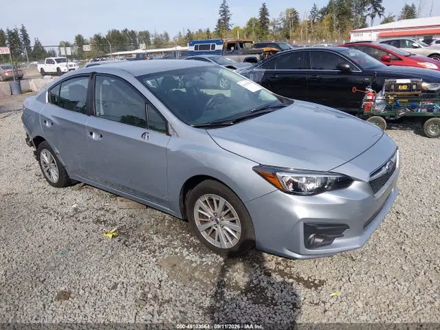 4S3GKAD68J3621693 — 2018 Subaru Impreza 2.0I Premium, Задняя часть, фото до ремонта