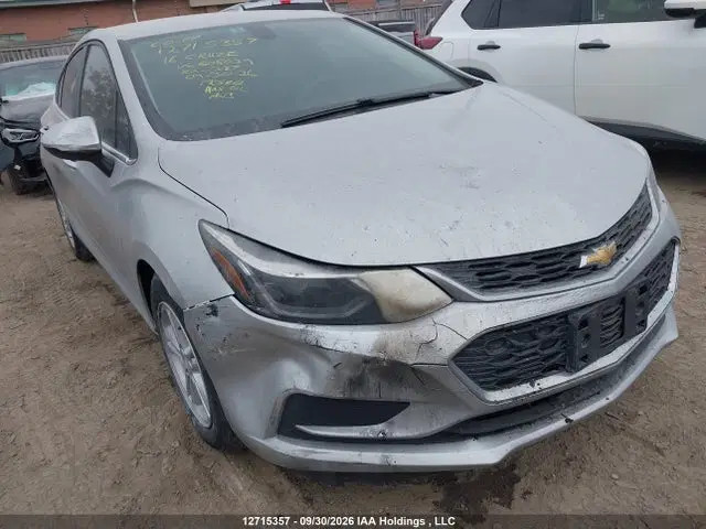 3G1BE5SM1GS608029 — 2016 Chevrolet Cruze LT Auto, Кузов (Exterior Burn), фото до ремонта