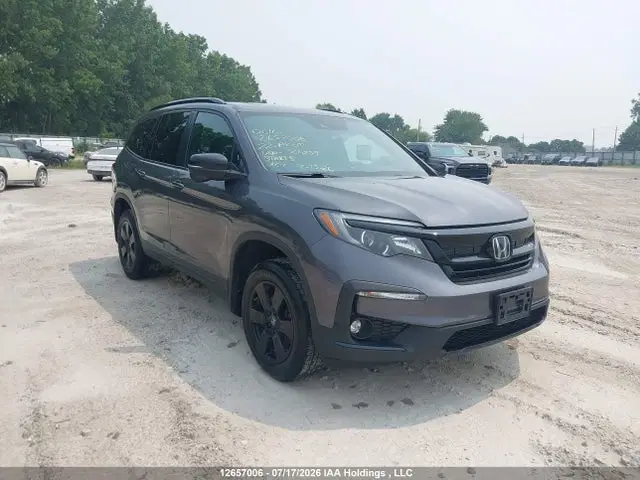 5FNYF6H87NB504259 — 2022 Honda Pilot Trailsport, Левый бок (Left Side), фото до ремонта