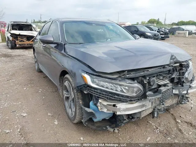 1HGCV1F53LA800444 — 2020 Honda Accord EX-L 1.5T, Передняя часть (Front), фото до ремонта