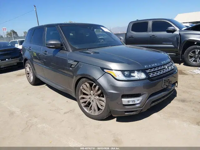 SALWR2FV8HA681666 — 2017 Land Rover Range Rover Sport 3.0L V6 Supercharged Hse, Передняя часть слева (Left Front), фото до ремонта