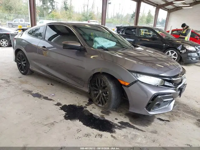 2HGFC3A54LH752055 — 2020 Honda Civic SI Coupe, Передняя часть, фото до ремонта