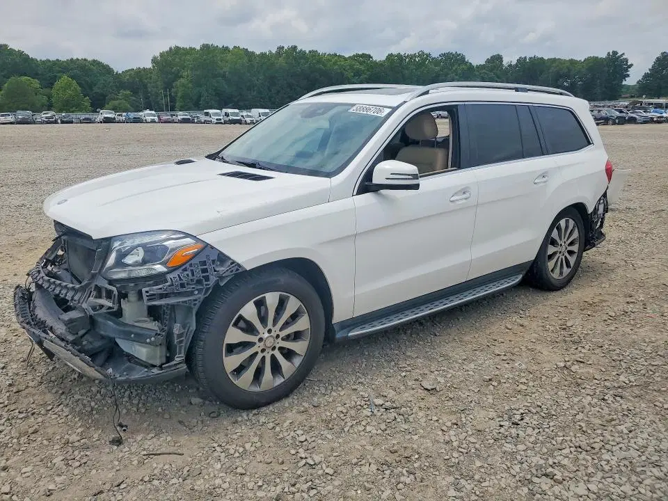 4JGDF6EE4HA896537 — 2017 Mercedes-Benz GLS, передняя часть, фото до ремонта