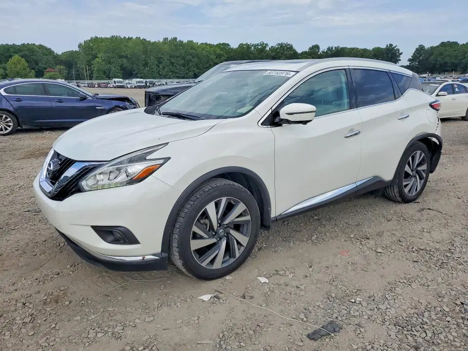 5N1AZ2MG9HN142824 — 2017 Nissan Murano, Задняя часть, фото до ремонта