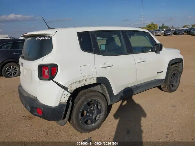 2016 Jeep Renegade Sport VIN ZACCJBAT1GPE24760 фото 4