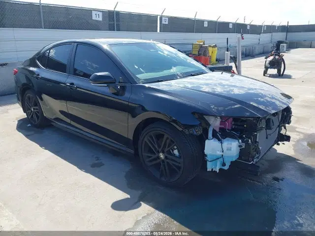 4T1DAACK2TU720572 — 2026 Toyota Camry Nightshade, Передняя часть, фото до ремонта