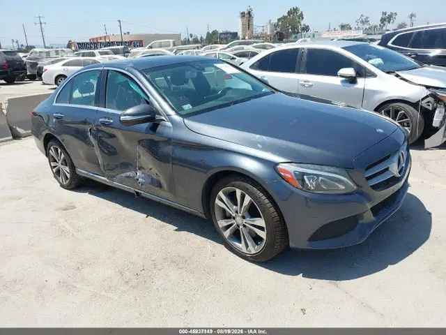 55SWF4KB0FU090967 — 2015 Mercedes-Benz C 300 4MATIC, Right Side, фото до ремонта
