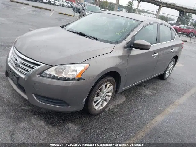 2015 Nissan Sentra S/sv/sr/sl VIN 3N1AB7AP1FL679617 фото 2