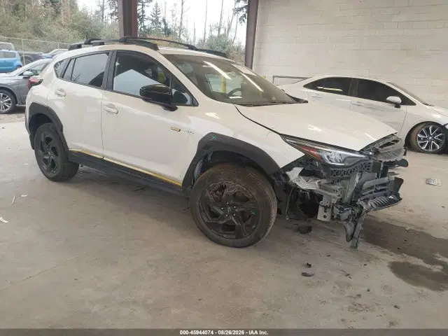 4S4GUHF67R3780423 — 2024 Subaru Crosstrek Sport, Передняя часть, фото до ремонта